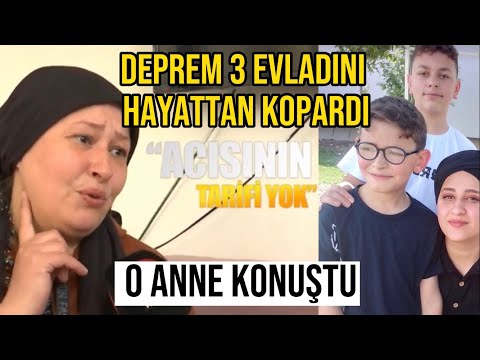 “Böyle bir acı yok” 3 evladını da depremde kaybetti… #deprem #türkiye #anne #haber #kahramanmaraş