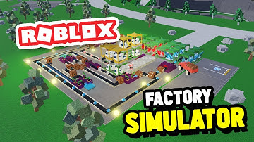 Building the BIGGEST Factory EVER In Factory Simulator (Roblox)