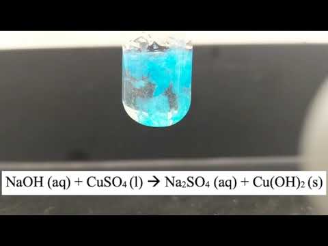 Copper Sulfate and Sodium Hydroxide