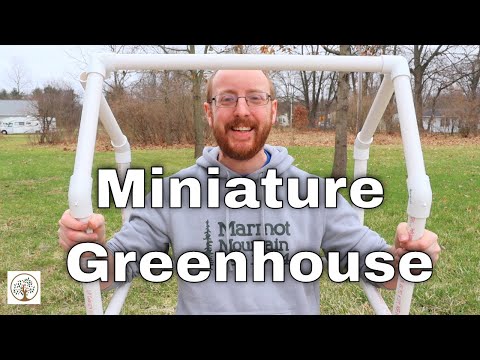 How to Build a PVC Cold Frame | Miniature PVC Greenhouse Frame