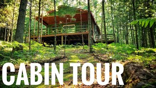 Off- grid Cabin Tour | Weekend Getaway | Northern Michigan