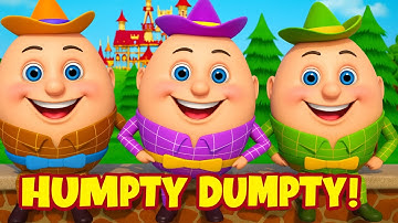 Humpty Dumpty | Kids Rhymes | Little ABC Rhymes