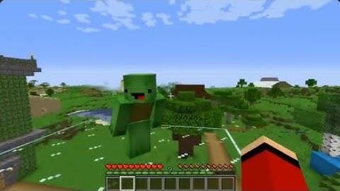 JJ and Mikey HIDE from Scary Bloop Monster and EL GRAN MAJA near Bermuda Triangle - Minecraft Maizen