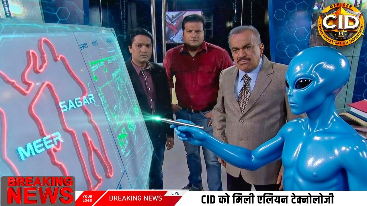 CID को मिली एलियन टेक्नोलॉजी! 👽🔵 | Breaking News in CID Lab 😂 | Epic Meme Edit