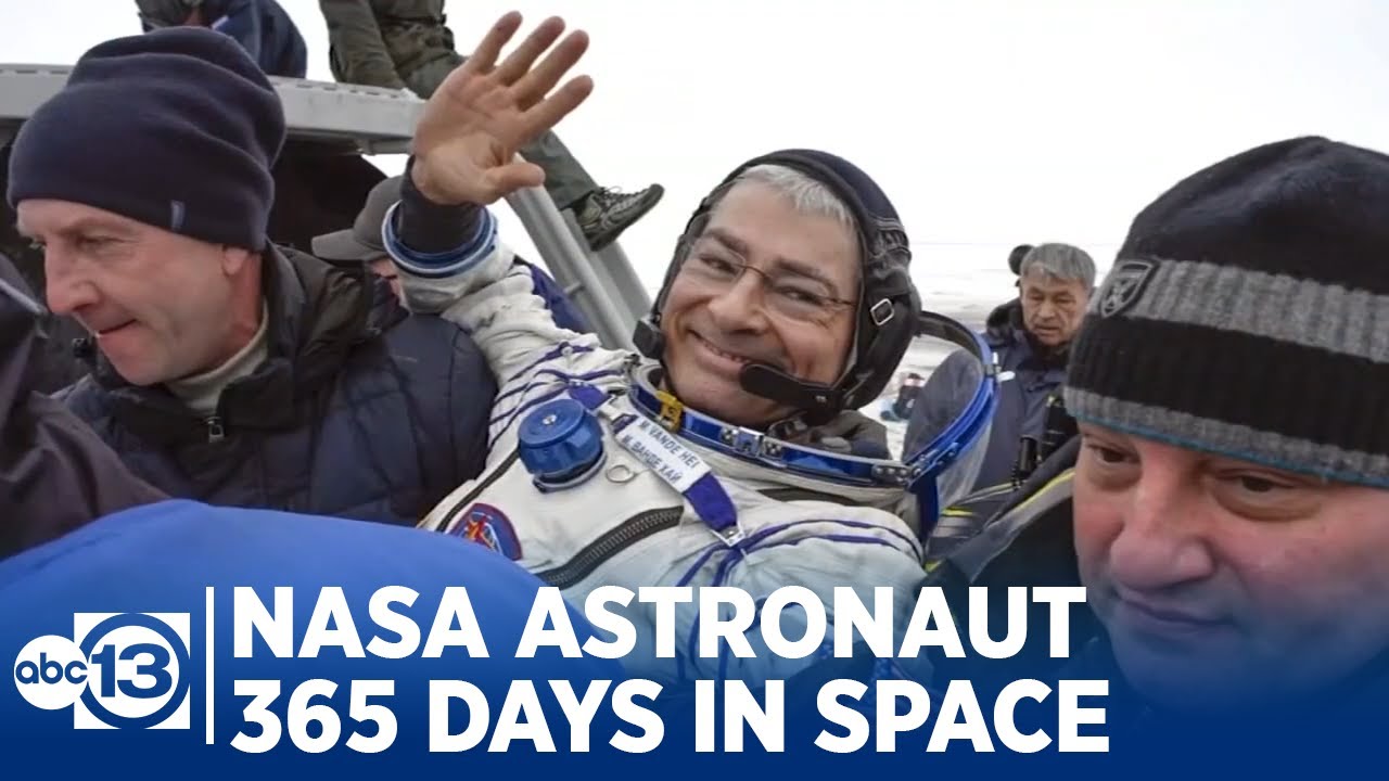 NASA astronaut broke an American record after 365 days in space