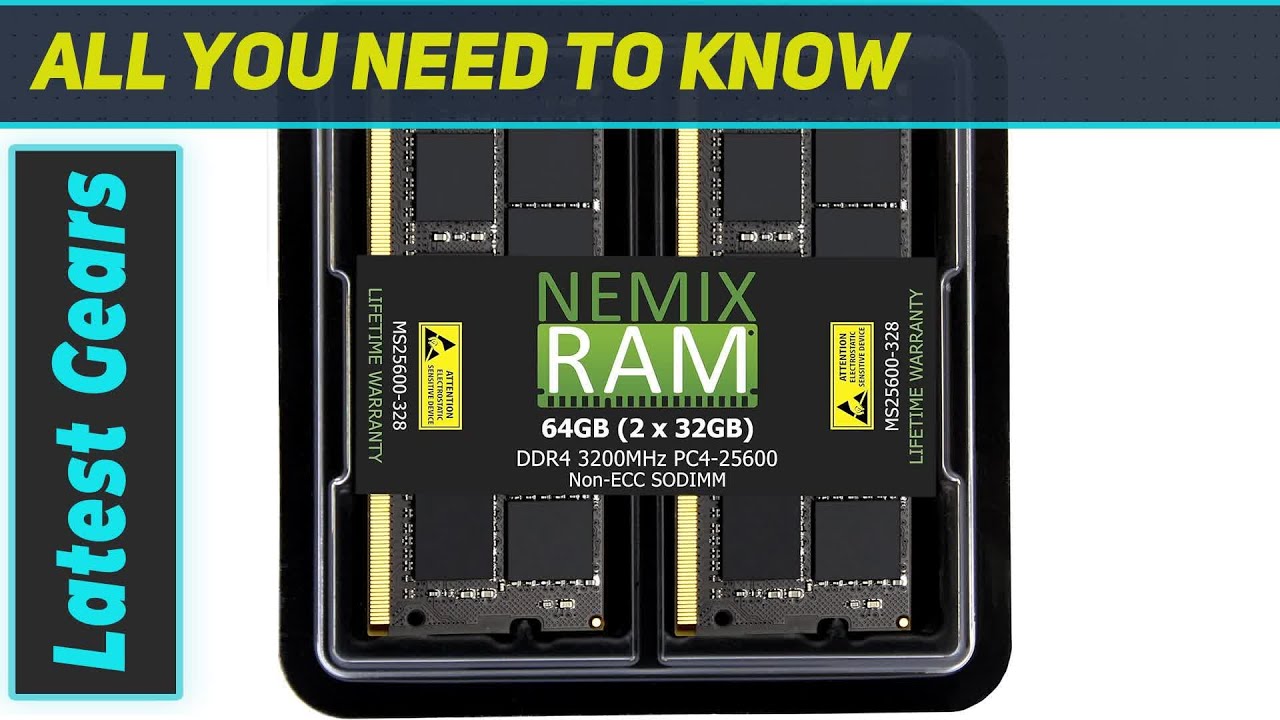 review64GB DDR4-3200 Laptop Memory by NEMIX RAM - The Ultimate 