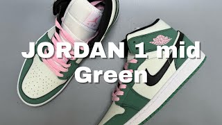 Jordan 1 mid green “you can shop”