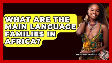 What Are the Main Language Families in Africa? - African Roots And Routes