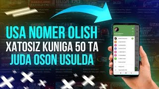 XATOSIZ USA NOMER OLISH 2024 // KUNIGA 25 TA OLISH USULI // JUDA OSON