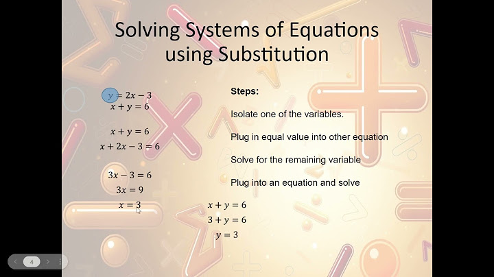Solving system of equations by substitution answer key