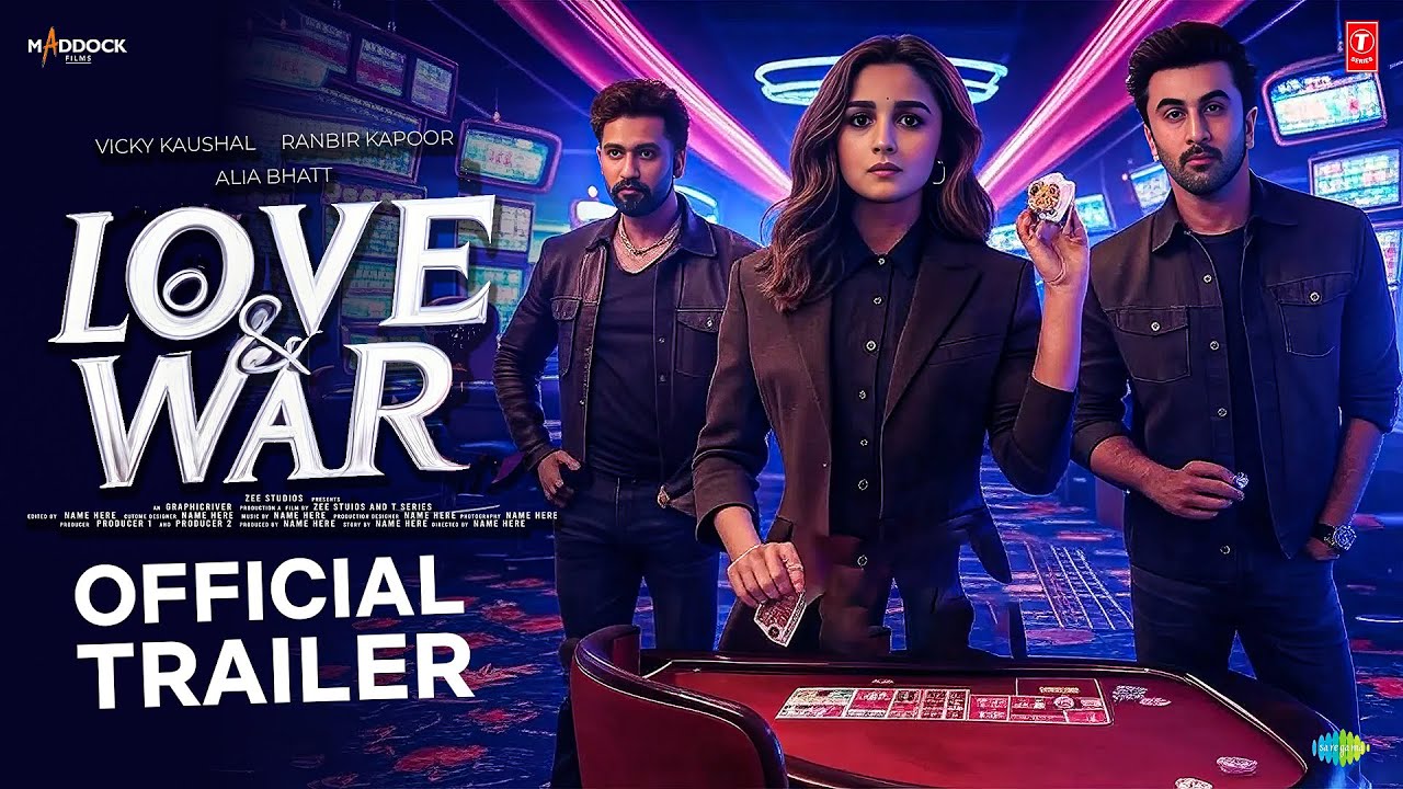 Love &amp; War | Official Trailer | Alia Bhatt, Vicky Kushal, Ranbir Kapoor