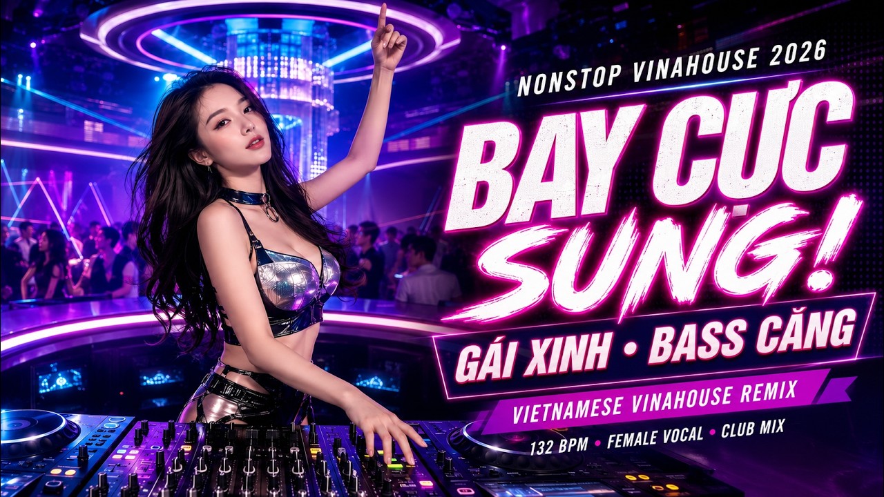 NONSTOP VINAHOUSE 2026 🔥 Bay Cực Sung | Gái Xinh, Bass Căng & Drop Cực Cháy