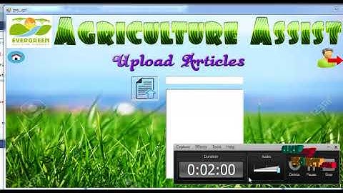 Agriculture Assist  | Final year project 2016-2017