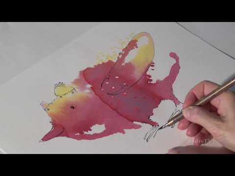 Video: Akvarelės Pamoka: Kaip Dažyti Katės Akis