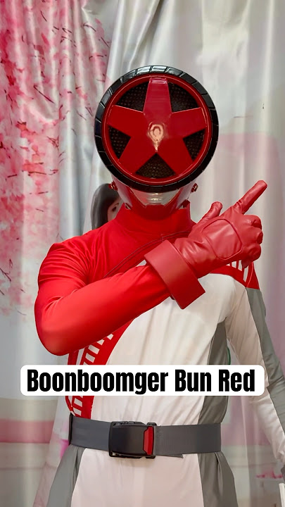 Boom boom boom! Bun Red from Boonboomger! #supersentai #boonboomger