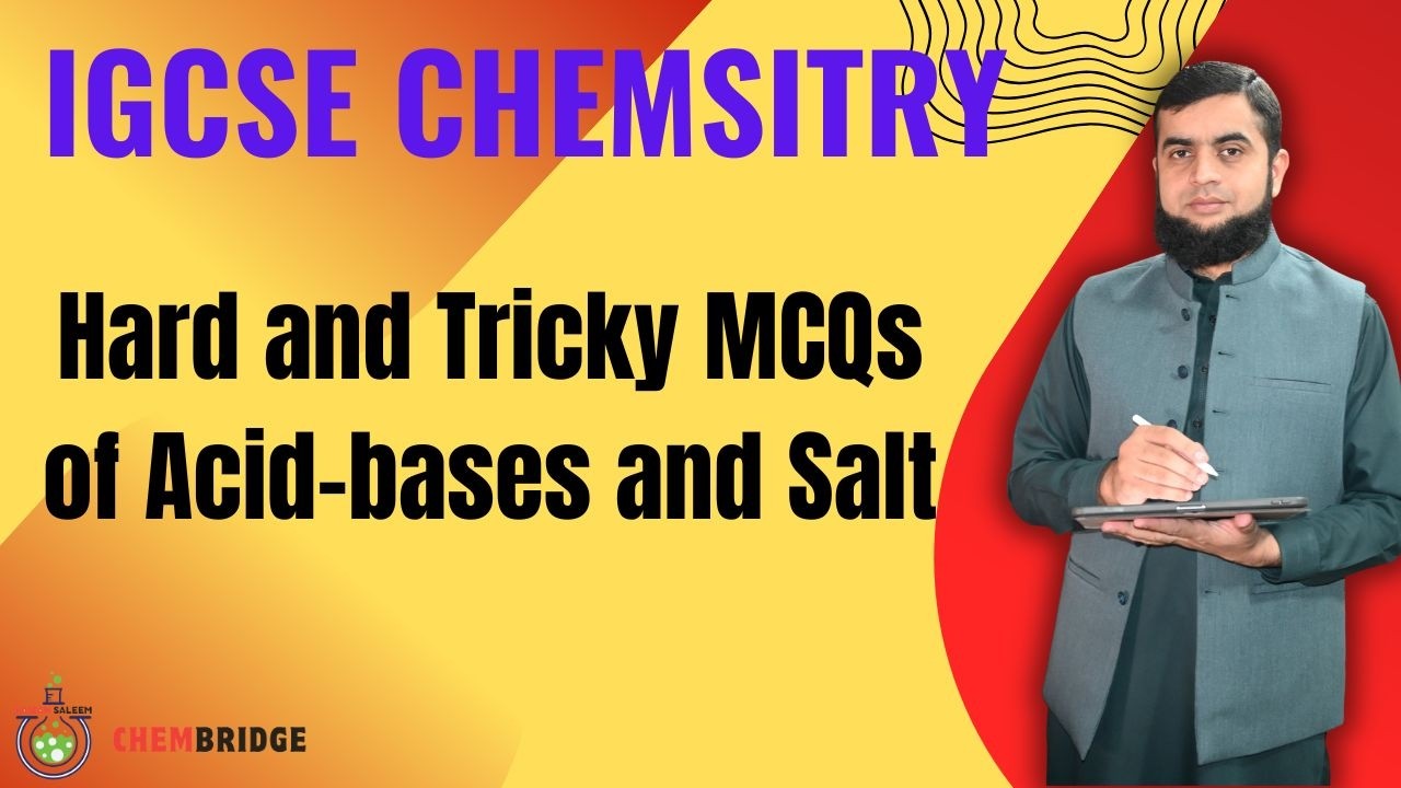 Пошаговое объяснение самых сложных вопросов по кислотам, основаниям и солям.