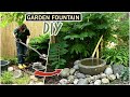 How to make a garden fountain in a day/ DIY japanese water feature