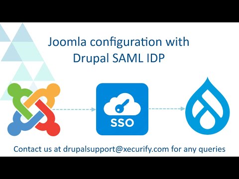 Login to Joomla using Drupal as IDP| Drupal Joomla SAML Integration | Joomla SSO using Drupal