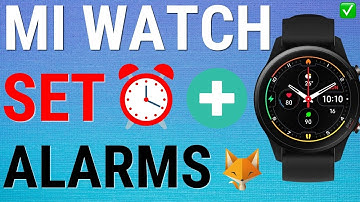 How To Set Alarms On Xiaomi Watches
