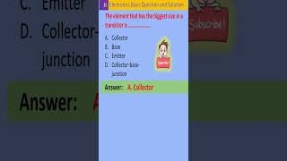 Basic Electronics Question and Solution #shorts #shortvideo #basicelectronic @ElectronicsOrigin
