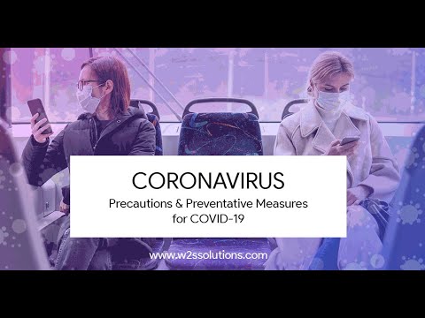 Coronavirus precautions: make sure you do not catch the disease