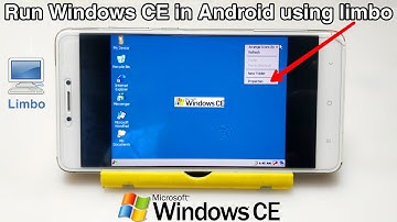 Windows CE Running In Android Phone Using Limbo PC Emulator | Windows in Android | Tech with King