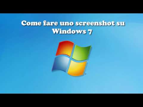 Come fare uno screenshot con Windows 7