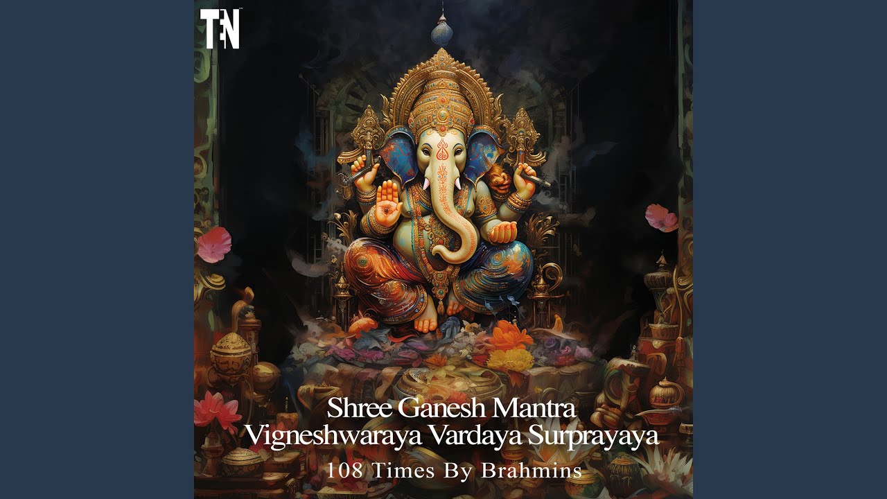 Shree Ganesh Mantra Vigneshwaraya Vardaya Surprayaya 108 Times Chanting by Brahmin
