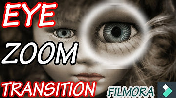 EYE ZOOM TRANSITION (SHAPESHIFTING TRANSITION) - FILMORA TUTORIAL.