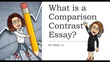 How To Write The Comparison Contrast Video