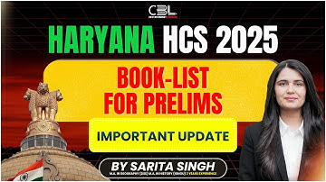 HCS 2025: Best Books for HCS Prelims I  Booklist for HPSC HCS 2025  I By Sarita Ma