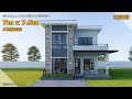 Small House Design | 7m x 7.5m  2 Storey | 4 Bedrooms