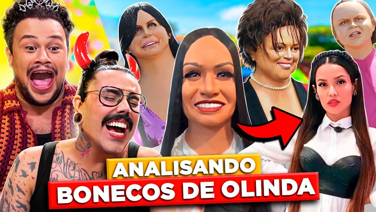 ANALISANDO OS ICÔNICOS BONECOS DE OLINDA DOS FAMOSOS | Diva Depressão