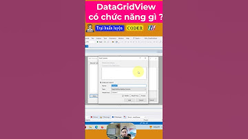 Cách sử dụng DataGridView trong C#