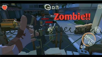zombie war rules of survival part 3~ gameplay menembak zombie