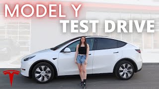 TESLA MODEL Y TEST DRIVE (2021 Tesla Model Y 7 Seater) видео