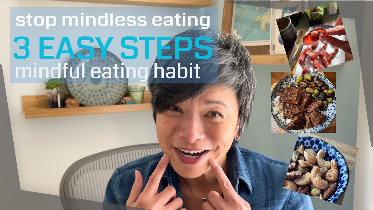 Curated visual reference: How To Stop Mindless Eating Tip Food Log Mindful Habit Photo Inspiration
