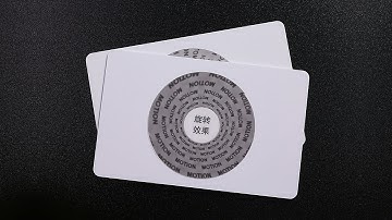 3d Dynamic Motion Anti-counterfeiting Sticker with Dynamic Rotation Effect