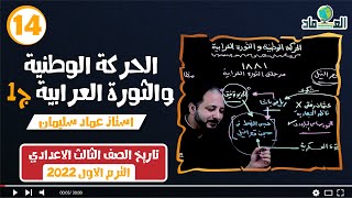 درس الحركة الوطنية والثورة العرابية ج1 - الدرس السادس - الصف الثالث الاعدادي