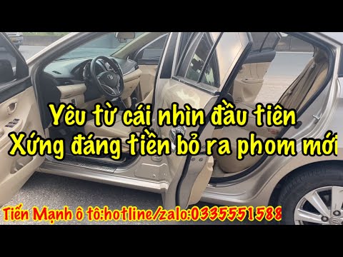 Video hàng mới về. Toyota vios 2015 mt1.5 cá nhân màu vàng... - youtube