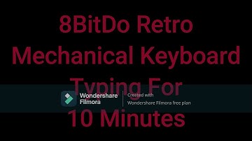 8BitDo Retro Mechanical Keyboard typing test sounds10 Minutes ASMR #typing #asmr #8bit