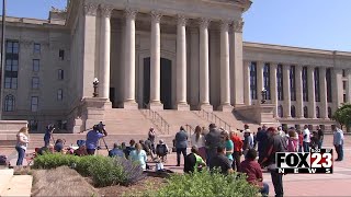 Video Dozens Gather At Capitol To Protest Dhs Demand Reforms