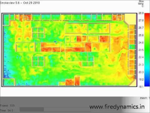 HVAC System Modeling of an Office Floor - CFD Simulation - YouTube
