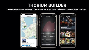 Thorium Builder - PWA and Native Apps Builder 🚀