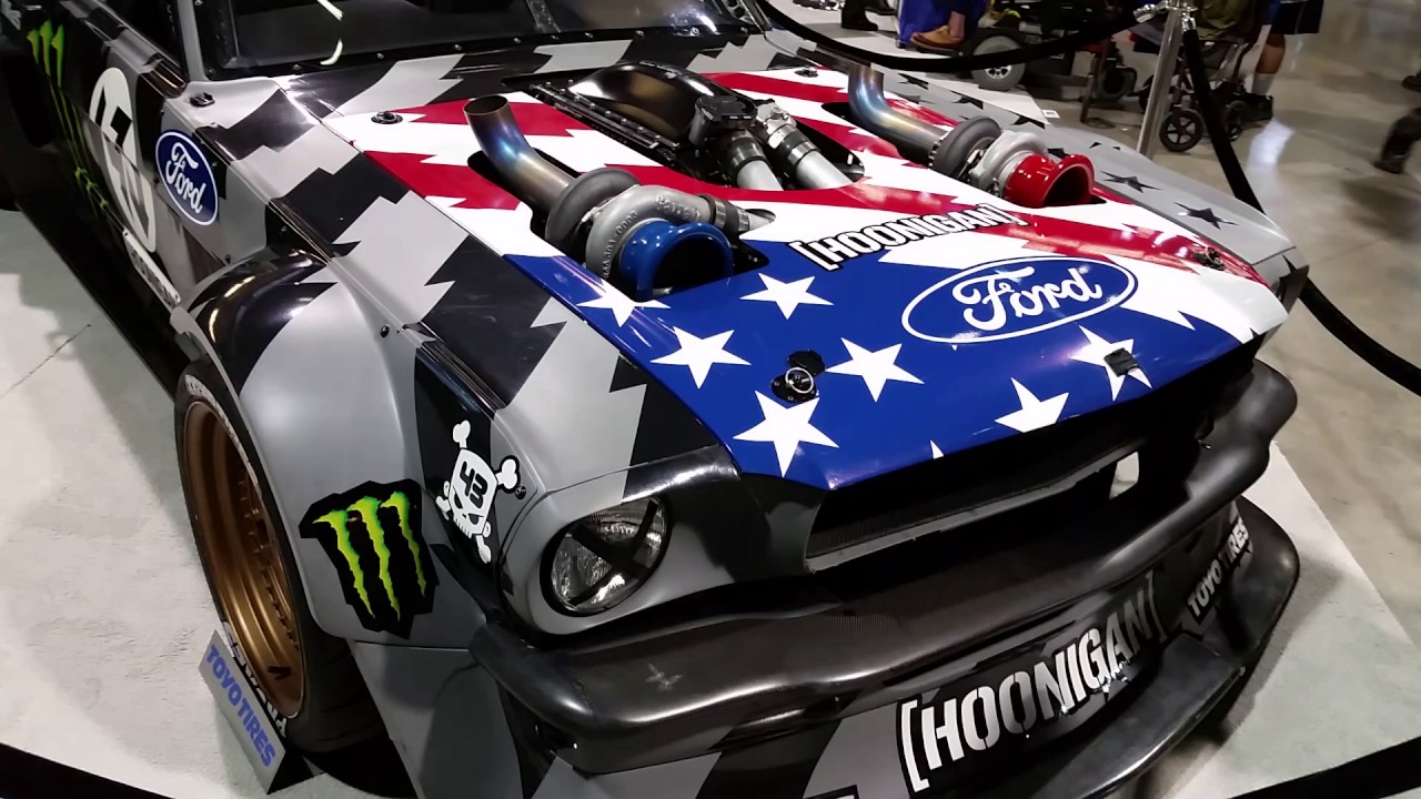 camera iphone 8 plus apk Hoonigan Toyo Tire Twin Turbo Mustang Drift Car at Long Beach Grand Prix, California