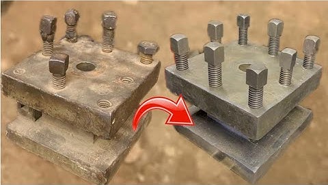 How To Restoration Lathe Square Tool Post & Tool Post Bolts Replacement