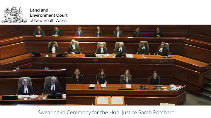 Swearing-in Ceremony for the Hon. Justice Sarah Pr...