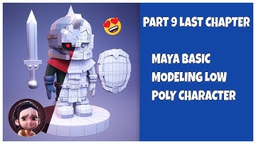 Maya Basic Character modeling Part 9 last chapter