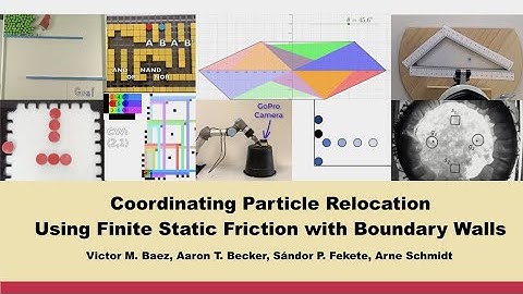 Coordinating Particle Relocation Using Finite Static Friction with Boundary Walls