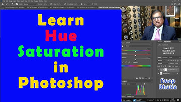 How to use Hue, Saturation Adjustment Layer in Photoshop